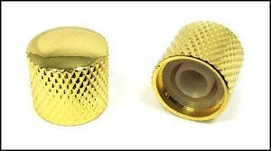 2er-Pack Gold Press-Fit Kuppelknöpfe für Gitarre/Zigarrenkiste Gitarre & mehr!  - Bild 1 von 4