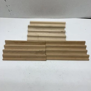 Lot of 12 Scrabble tile holders Wood Wooden letter holders trays crafters craft - Picture 1 of 5