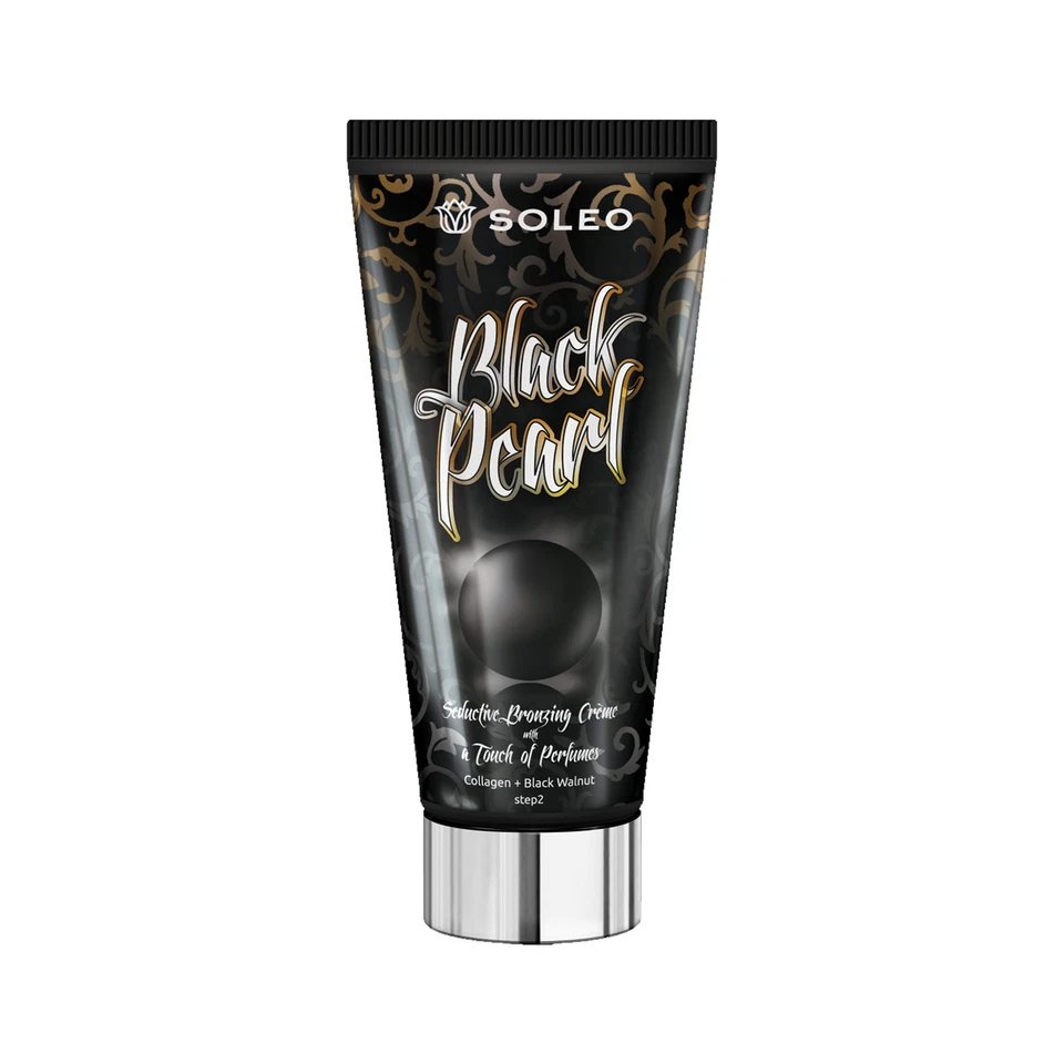 Soleo Black Pearl 150ml Solarium Lotion mit Selbstbräuner - Bild 1 von 1