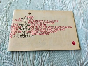 🇬🇧 Vintage beliebtes Minolta Guide Lens MD System, guter Zustand E Version 🦁 - Bild 1 von 4