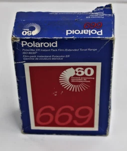 Sealed POLAROID 669 Polacolor ER Instant Double Pack 16 Photos EXPIRED 11/95 - Picture 1 of 2