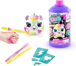 Canal Toys Airbrush Plush Surprise Mini Toy Decorate Wash Repeat Spray Neon Pens - Picture 1 of 10