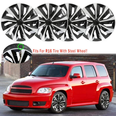 16" Set of 4 Wheel Covers Full Rim Snap On Hub Cap R16 For Chevrolet HHR 2006-11 - Image 1 of 4