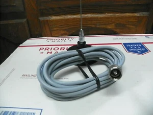 ANTENA MOBILNA SZYNKA 2 METRY 1/4 Wave Whip 3" Mag TEFLON PL259 14FT RG8X KONCENTRYCZNA - Zdjęcie 1 z 7