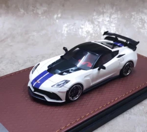 GLM Models 1/43 Chevrolet Darwinpro Blacksails Corvette Widebody 2016 white - Picture 1 of 5