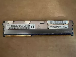 SK HYNIX 32GB PC3-10600R DDR3-1333 ECC MEMORY MODULE HMT84GR7AMR4C-H9 ZZ1-3(3) - Picture 1 of 4