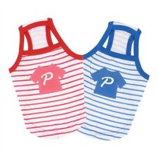 Puppia Dog Tank Top Shirt & SMART TAG (QR Code)  Blue or Red Smaller Breeds 