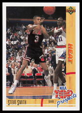 1991-92 Upper Deck #447 STEVE SMITH Miami Heat RC Rookie