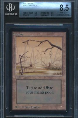 Beta Swamp BGS 8.5 Graded Magic MTG (2669) -magicgraders- - Image 1 of 3