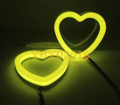 BT Dynamic Flow Chasing RGB Love Heart Halo Devil Demon Angel Eye DRL para Nissan Foto 1 de 4