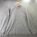 Eddie Bauer 1/4 Zip Up Pullover Sweater Adult Extra Large Cotton Long Sleeve Men