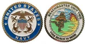 Beachmaster Unit Two Officer Challenge Coin - Bild 1 von 1