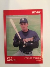 Pat Kelly Prince William Cannons 1989 Star Baseball Card 89 Yankees