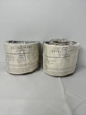 Juego de 2 apliques de pared Pottery Barn Madura con cuentas ámbar decoración velas votivas Foto 1 de 4