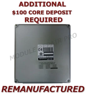 REMAN 01-03 Nissan Pathfinder Infiniti QX4 Engine Computer ECM ECU MEC14-170 EXC - Picture 1 of 3