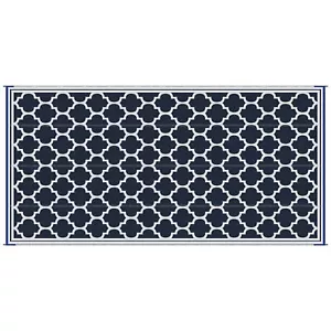 9'x18' Reversible Outdoor RV Rug Plastic Straw Floor Mat for Camping Deck Beach - Picture 1 of 9