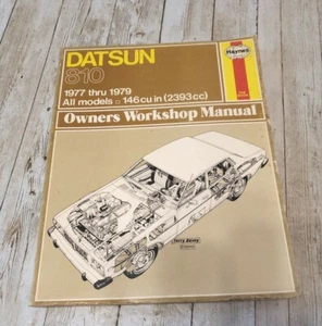 Haynes Owners Workshop Manual 1977 thru 1979 Datsun 810 All Models 146 cu in 367 - Bild 1 von 7