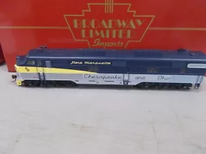 BROADWAY LIMITED~C & O~PERE MARQUETTE E7A LOCOMOTIVE # 96 W/DCC & SOUND~HO SCALE - Picture 1 of 7