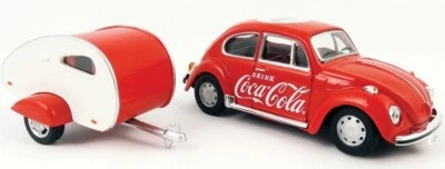 MOTOR CITY CLASSICS - VOLKSWAGEN COCA COLA Beetle 1967 with mini advertising ... - Image 1 of 4