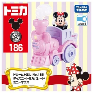 Takara Tomy Dream Tomica Model Car - No.186 Disney Tomica Minnie Mouse - Picture 1 of 4