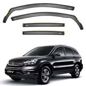 ISPEED Wind Deflectors for Honda CR-V MK3 2006-2012 5-Door SUV 4pc Set Visors - Picture 1 of 10