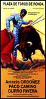 Bullfighting - Plaza De Toros De Ronda #3 Canvas Art Poster 12"X 24"
