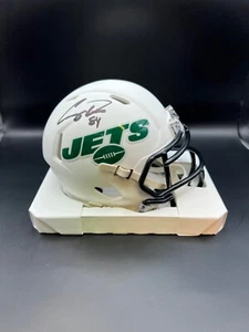 COREY DAVIS SIGNED RIDDELL FLAT WHITE COLLECTION MINI HELMET AUTOGRAPH JETS - Picture 1 of 3
