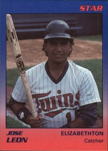 1989 Elizabethton Twins Star #14 Jose Leon