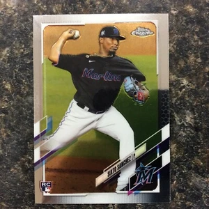 2021 Topps Chrome #193 Sixto Sanchez RC Miami Marlins - Bild 1 von 2