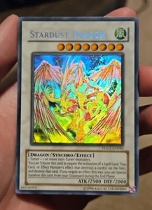 ghost rare Stardust Dragon TDGS-EN040 Unlimited lightly played yugioh card - Picture 1 of 23