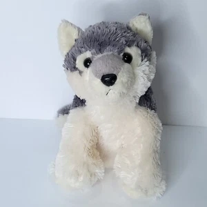 Destination Nation Husky Wolf grauer Hund Plüschtier realistisches Stofftier 12 Zoll - Bild 1 von 7