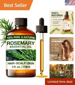 Aromatherapy Rosemary Oil - 100% Pure Essential Oil for Hair, Skin & Diffusing - Picture 1 of 10