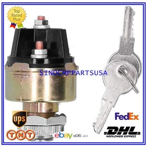 Universal Car Ignition Starter Switch Barrel Lock Controls W/ 2 Keys KS6180 US14 - Picture 1 of 11