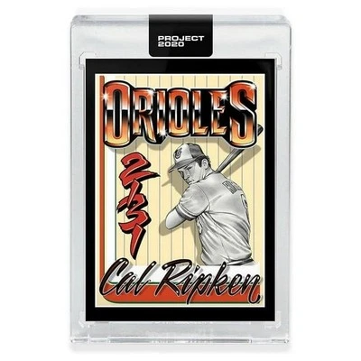Topps Project 2020 Card 349 - Cal Ripken Jr by Mister Cartoon - PR: 2707! - Image 1 of 3