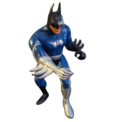 1994 DC Comics Legends of Batman Cyborg Action Figure Blue Silver Toy 5 in - Image 1 of 4