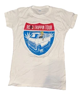 Machine Gun Kelly MGK Road Trippin Tour Shirt Womens Medium White Tultex New - Picture 1 of 5