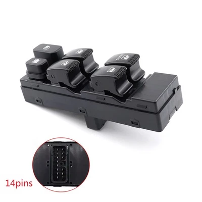 Interruptor de ventana principal izquierdo para Hyundai Sonata 2003-2005 93570-3D121 Foto 1 de 4