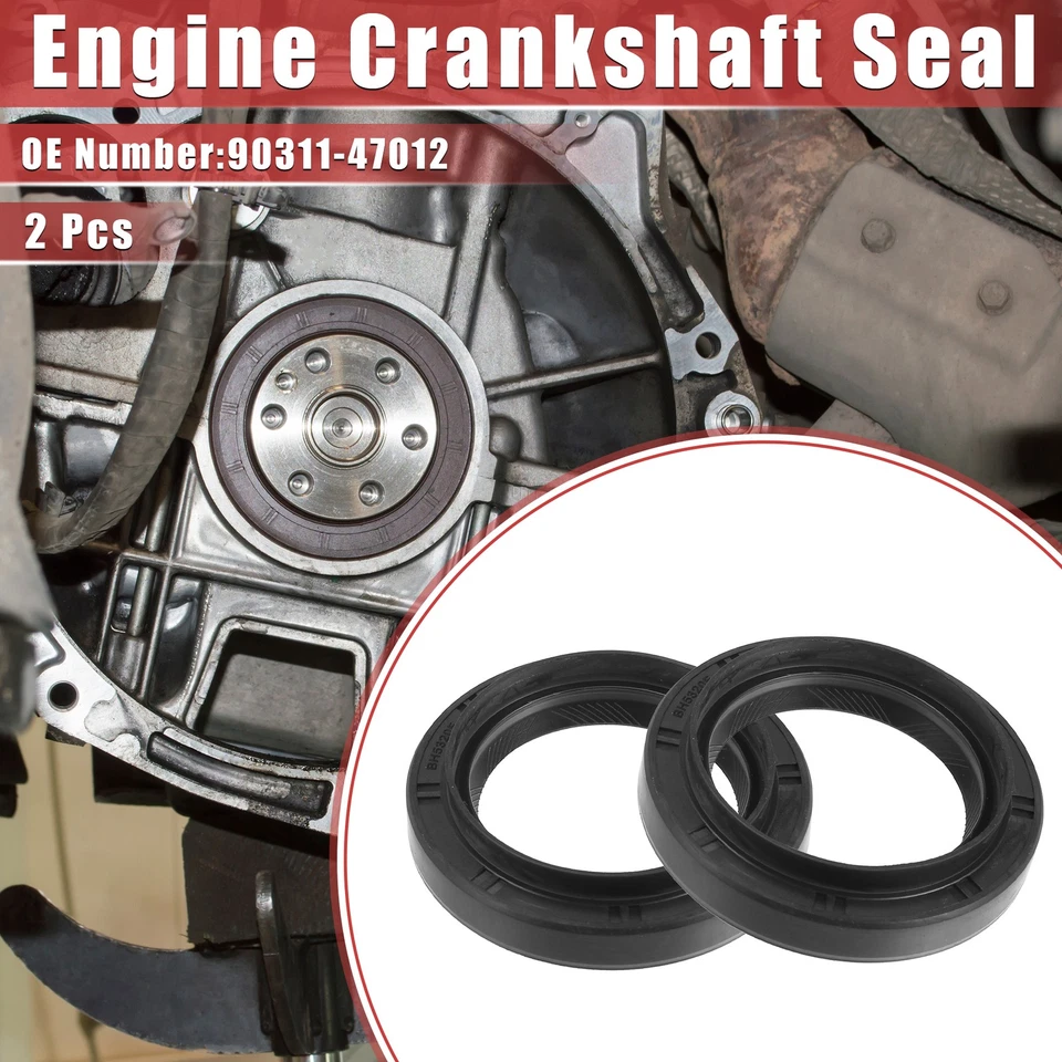 Sello de aceite del cigüeñal del motor 2 piezas para Toyota 4RUNNER 1996-2014 para Lexus LX570 Foto 1 de 4