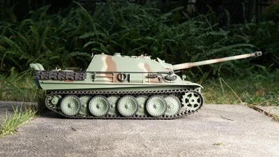 Remote Control Tank RC 1:16 Heng Long Jagdpanther BB Firing Smoke Sound 2.4GHz U - Image 1 of 4