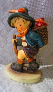 Vintage Goebel Hummel "Blumenverkäufer" Junge mit Korb 381 1971 W Germany - Bild 1 von 6