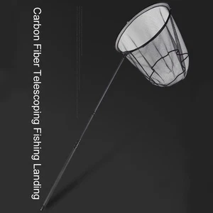 Netting Rod Pole 1.3m-3.0m 46T High Carbon Folding Net Head Fishing Accessories - Bild 1 von 70