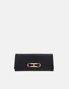 Carolina Herrera Initials Black Insignia Wallet - Picture 1 of 7