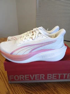 Women's Puma Darter Pro Fade WNS Running Athletic Shoes 7. Warm White Mauve - Picture 1 of 9