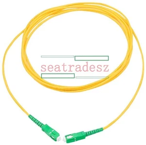 20M SC / APC Simplex Jednomodowy światłowodowy kabel krosowy 3,0 mm FTTH PVC Zworka - Zdjęcie 1 z 5