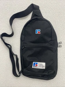 Russell Athletic Central Logo Breakaway Bandolera Bolso Negro - Imagen 1 de 5