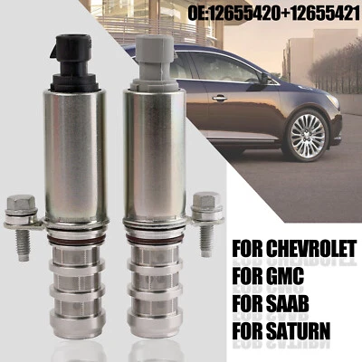 2pcs Exhaust VVT Solenoid Actuator for Chevrolet Malibu GMC Terrain  Intake. Foto 1 de 4
