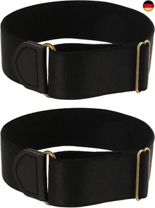 2 Stück Hemdhalter Ärmelhalter Hemd Halter Herren Verstellbar Damen Stretch A - Bild 1 von 7