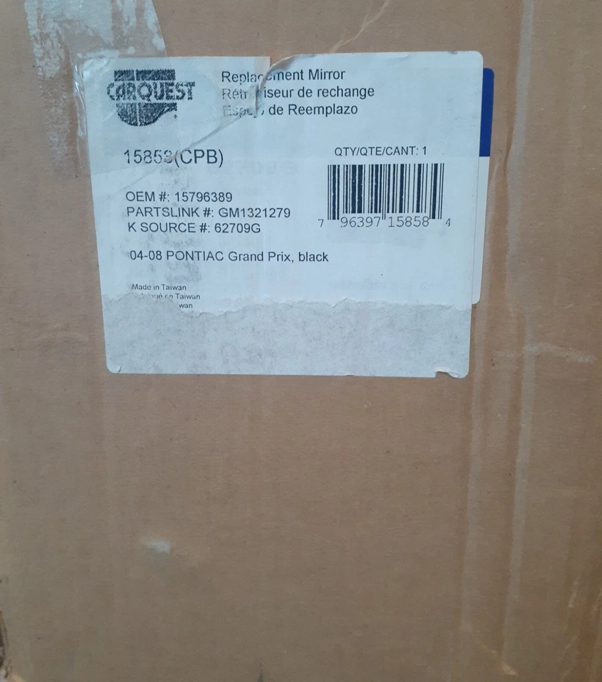 Carquest 15853 (CPB) Replacement Mirror - Image 1 of 1