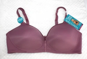 NWT VANITY FAIR body caress BRA full coverage 72335 WIRE FREE ENCHANTED MAUVE - Picture 1 of 6