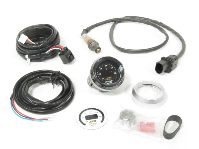 AEM UEGO Wideband O2 Air/Fuel Ratio Gauge Controller Kit w/ Digital LED 30-4110 - Image 1 of 1